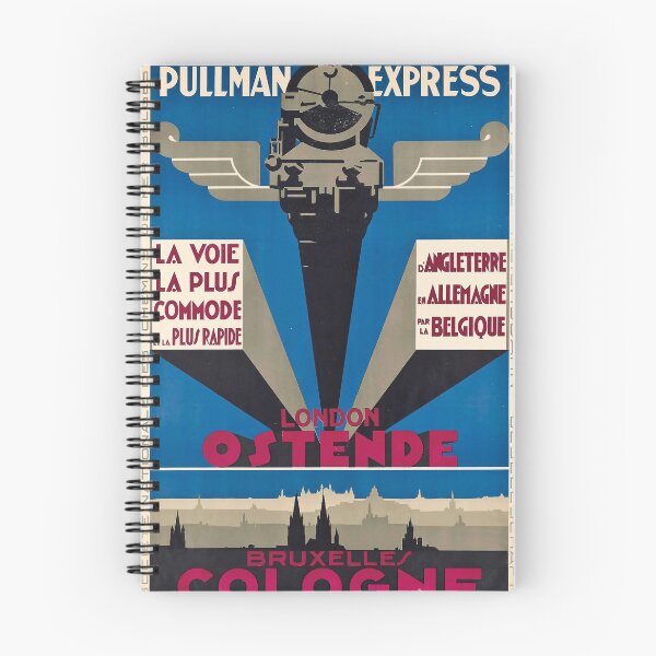 Item preview, London Ostende vintage travel poster designed and sold by stickart-marek.