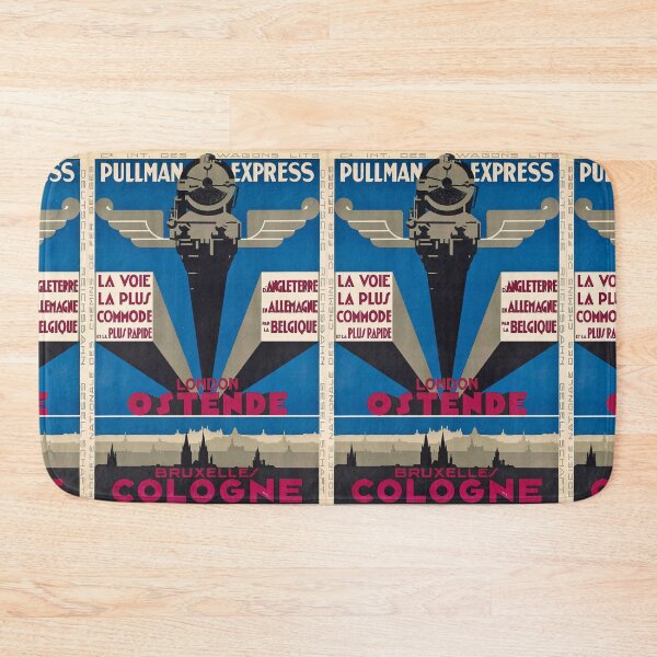 Item preview, London Ostende vintage travel poster designed and sold by stickart-marek.