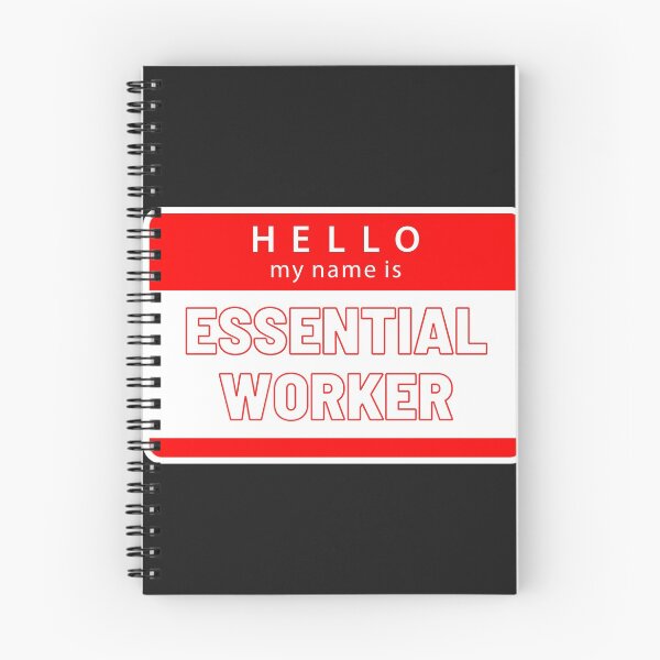 Item preview, Hello, my name is...Essential Worker designed and sold by Zachary Hadley.