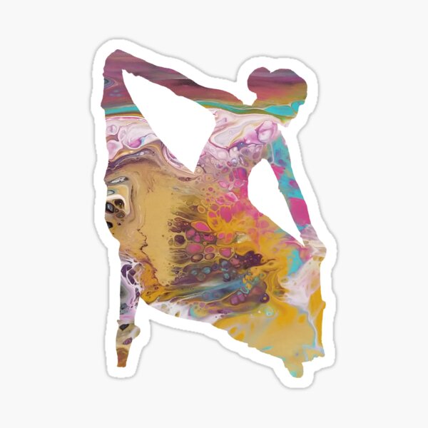Dancer Silhouette Sticker
