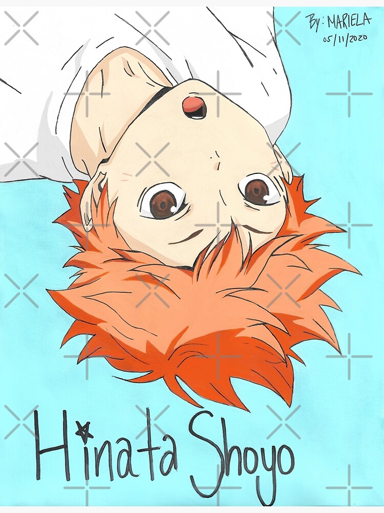 Hinata Shoyo Haikyuu Fan Art Postcard By M Isvbel Redbubble