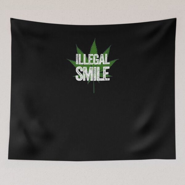 Item preview, Illegal Smile - Pothead Marijuana  designed and sold by Sutra-Lotus-Co.