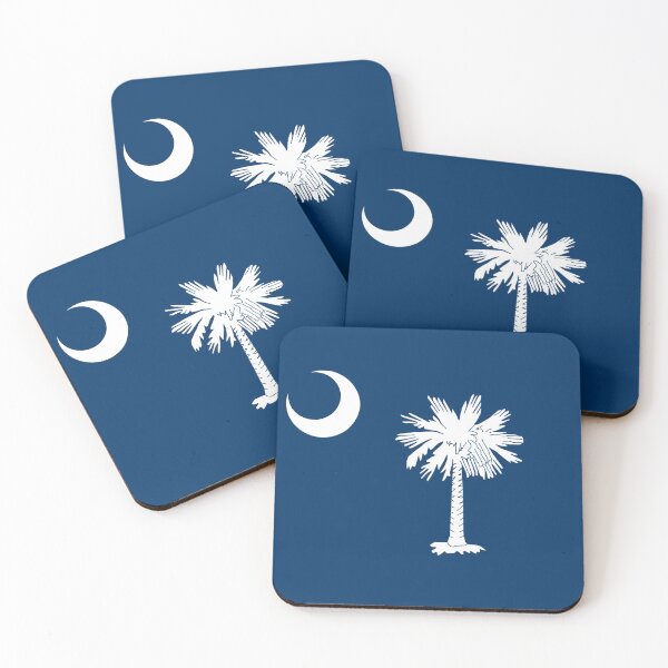 Item preview, South Carolina State Flag Columbia Bedspread T-Shirt Sticker designed and sold by deanworld.