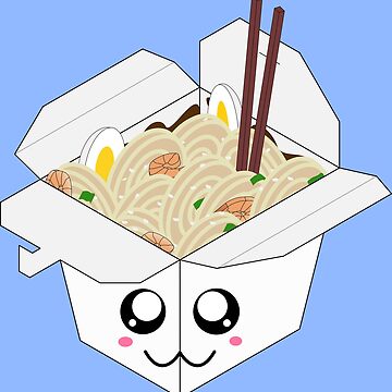Artwork thumbnail, Kawaii Takeout Noodles by JTatum95