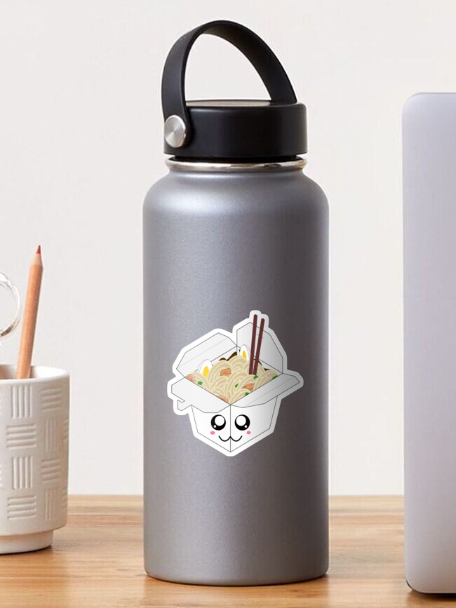 Thumbnail 1 of 3, Sticker, Kawaii Takeout Noodles designed and sold by JTatum95.