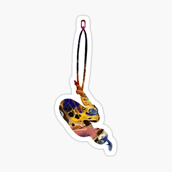 Acrobat Silhouette Sticker