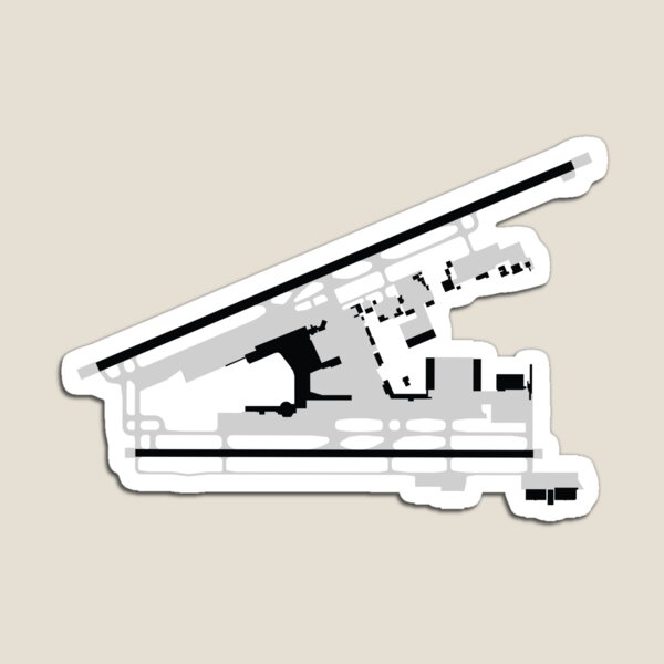 San Juan Luis Muñoz Marín International Airport Map Magnet