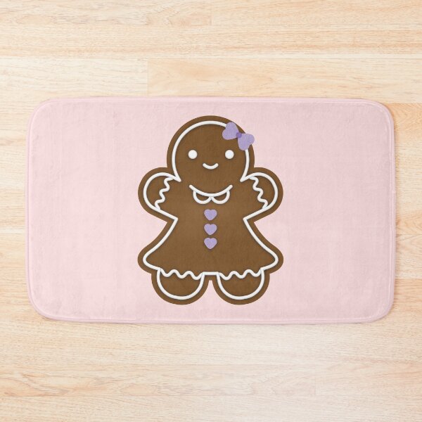 Item preview, Pastel Gingerbread Girl Pattern- Pink designed and sold by drxgonfly.