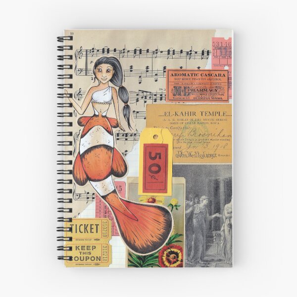 Item preview, Clown Fish Mermaid designed and sold by Nicholdesigns.
