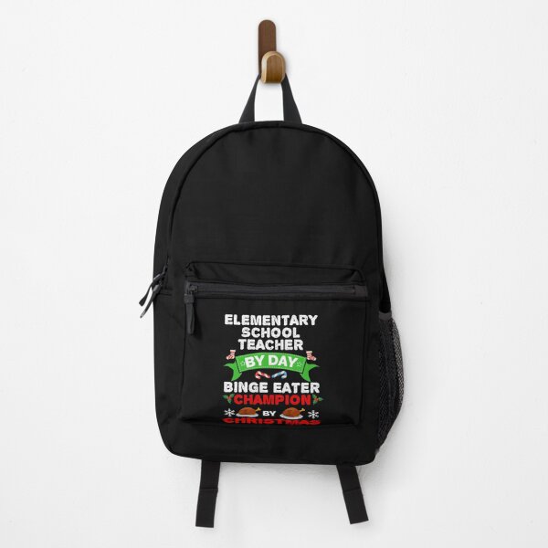 Item preview, Elementary School Teacher by day Binge Eater by Christmas Xmas designed and sold by losttribe.