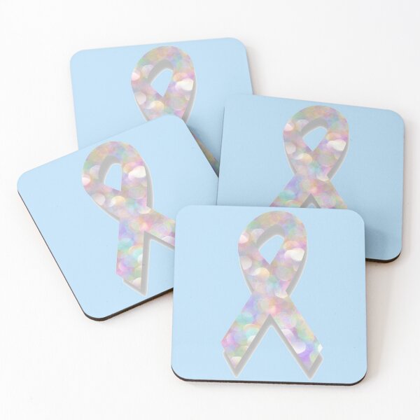 Item preview, pearl lung cancer ribbon designed and sold by Gossip Rag.