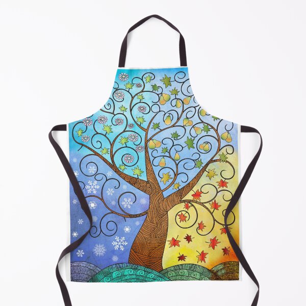 Item preview, Changing Seasons Colourful Tree designed and sold by GrayHareCards.