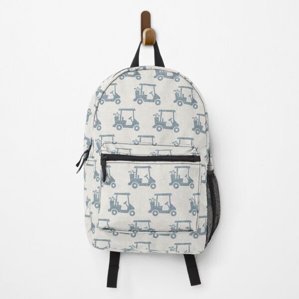 Item preview, Golf Cart - Textured - Dusty Blue and Cream designed and sold by littlearrow.
