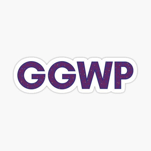 GGWP Sticker by trashak