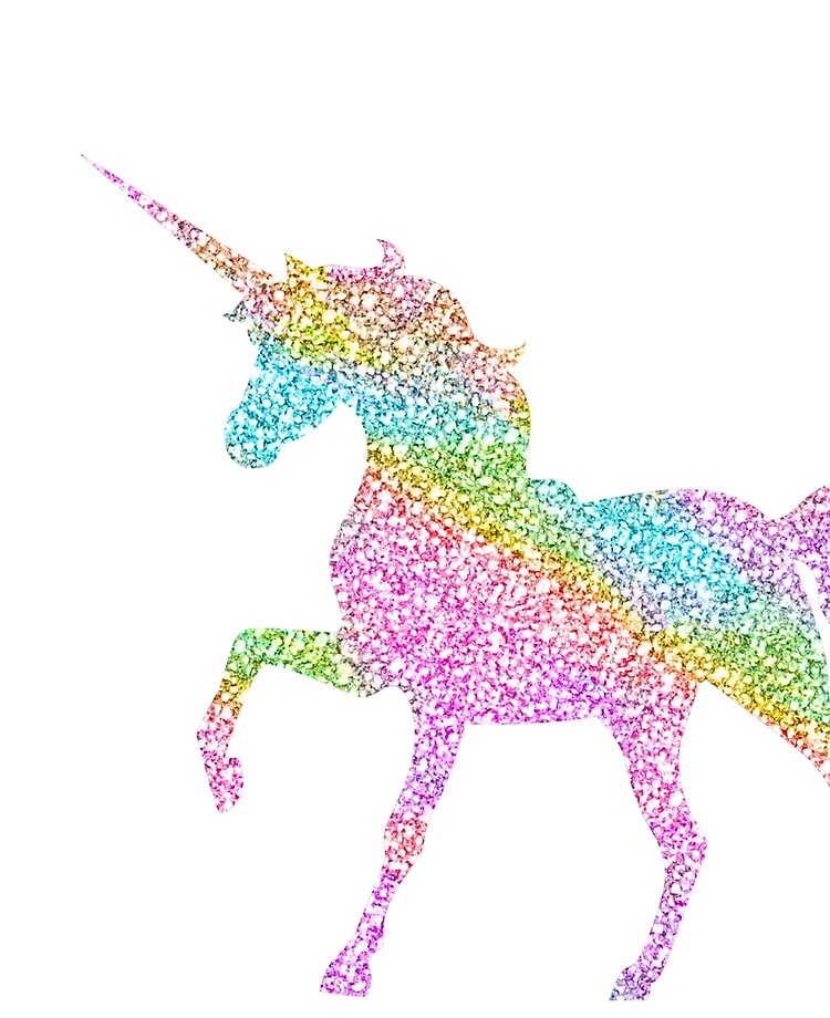 Sparkly Rainbow Unicorn Ipad Case Skin By Jwyly12 Redbubble