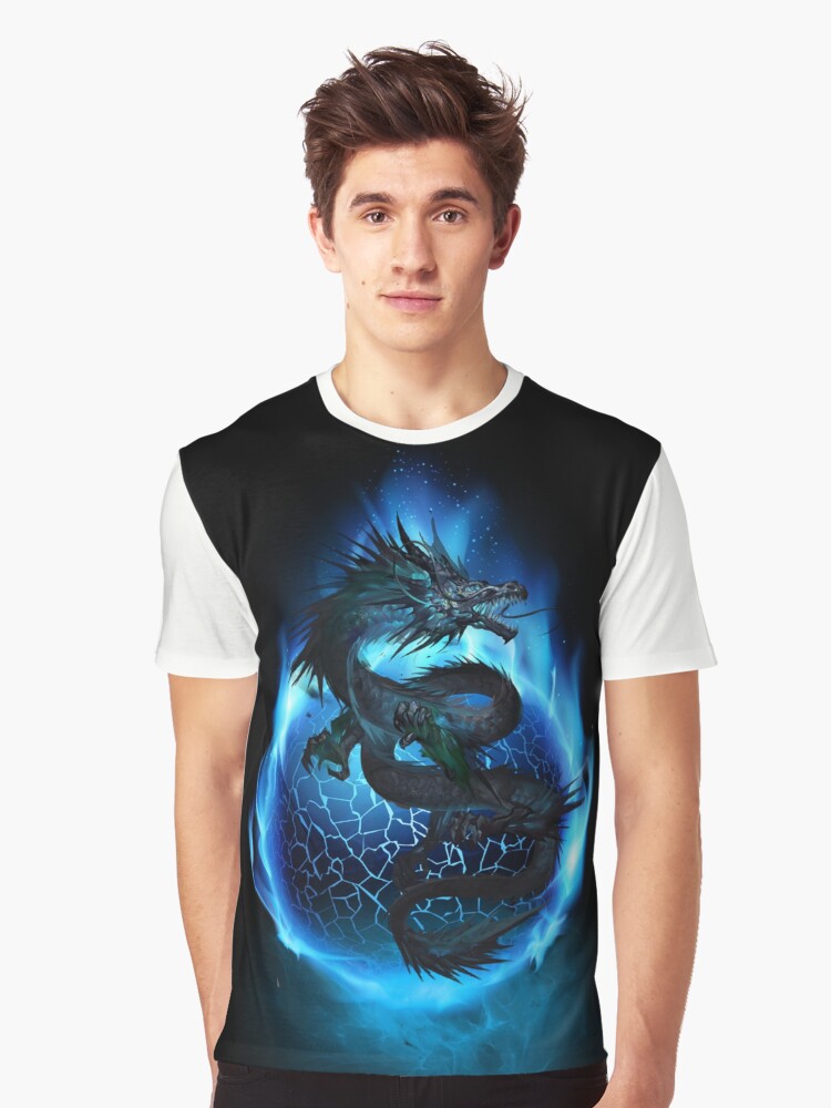 ★送料・関税込★SATUR★Blue Dragon Balloon Graphic T-Shirt★ SATUR】Blue Dragon Balloon Graphic T-Shirt (SATUR/Tシャツ