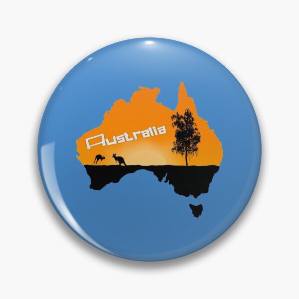 Item preview, Sunset Australian Map designed and sold by Jeremy Crotty.