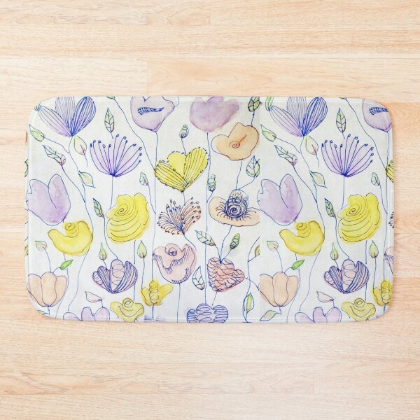 Item preview, watercolor flower pattern designed and sold by cgmm2007.