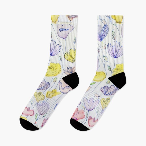 Item preview, watercolor flower pattern designed and sold by cgmm2007.