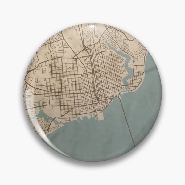 Item preview, Pensacola Sepia Map designed and sold by CPTVDesign.