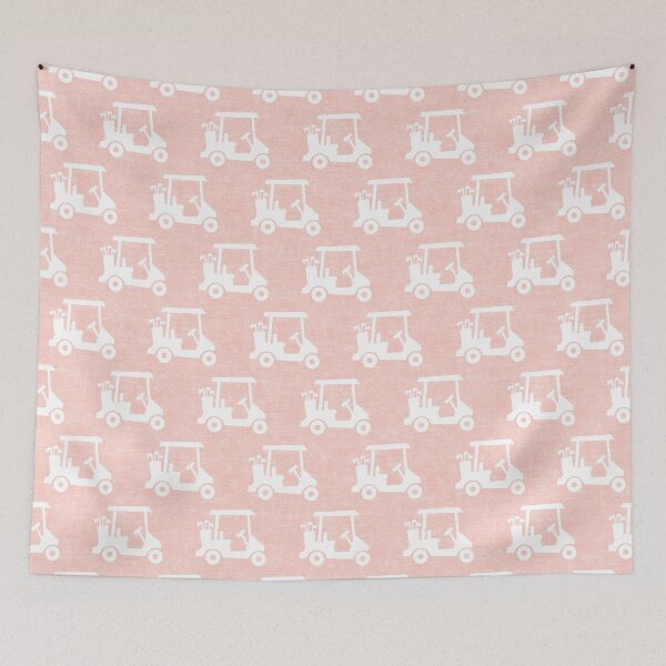 Item preview, Golf Cart - Textured - Pink designed and sold by littlearrow.