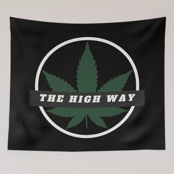 Item preview, The High Way - Black Background designed and sold by Easy Breezy.