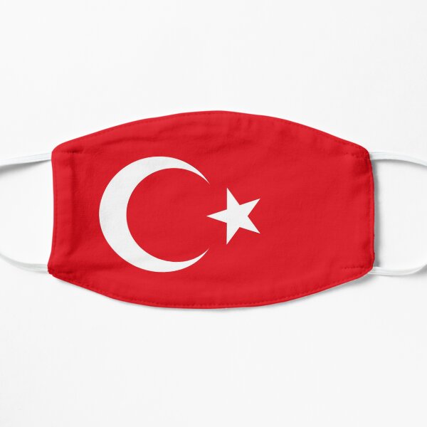 Turkish Wold Cup Football Flag - Turkey Istanbul T-Shirt Sticker Flat Mask