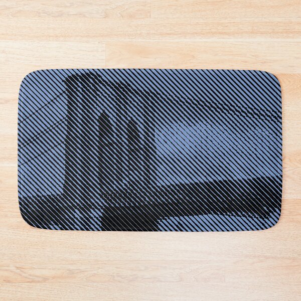 Item preview, Blue Line Image of Brooklyn Bridge   designed and sold by pelagio.