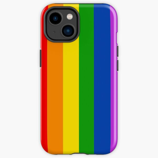 LGBTQI Gay Pride Rainbow Flag CSD Stonewall Lesbian Bi Trans Queer iPhone Tough Case