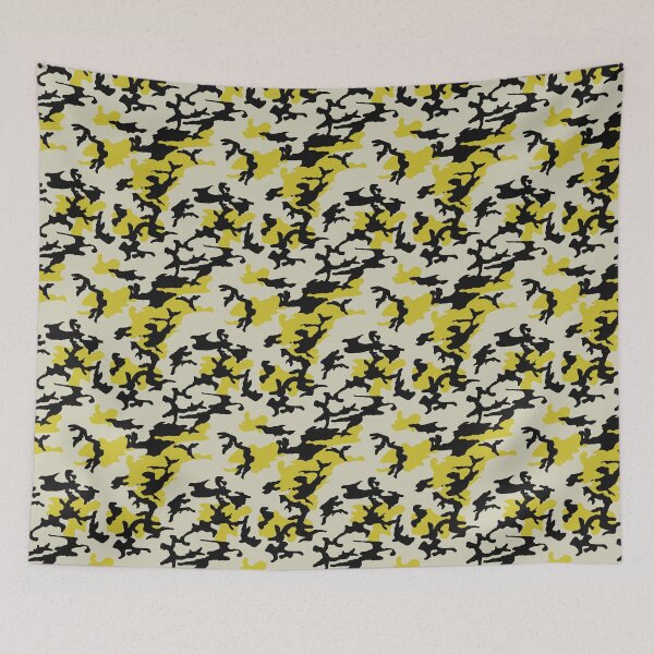 Item preview, Yellow and Black Camouflage Pattern designed and sold by masterbones.
