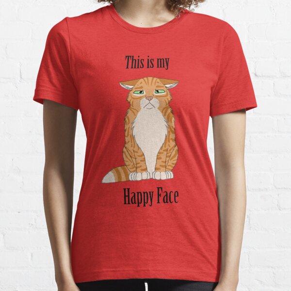 Happy Face - Golden Tabby Cat Essential T-Shirt