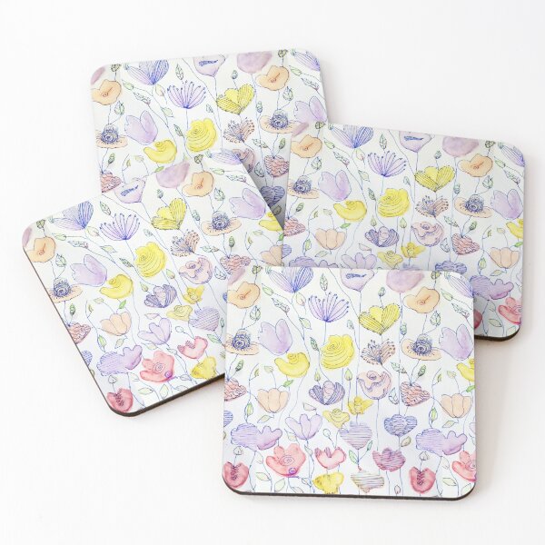 Item preview, watercolor flower pattern designed and sold by cgmm2007.