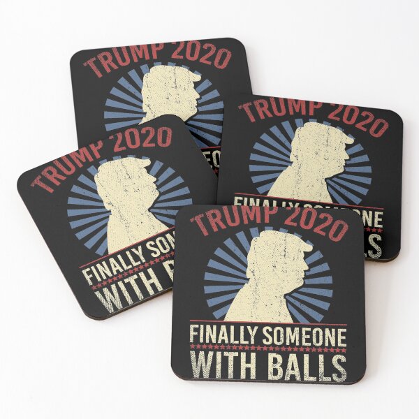 Item preview, Trump 2020 Finally Someone With Balls designed and sold by tresbelleshirts.