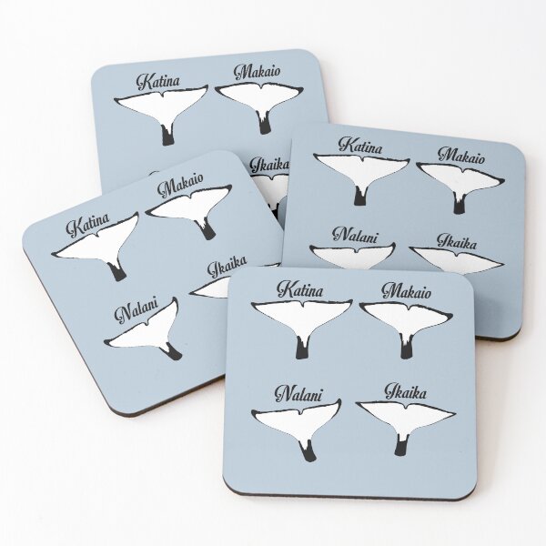 Item preview, KATINA the killer whale’s family’s tail flukes designed and sold by Animaldesigns24.