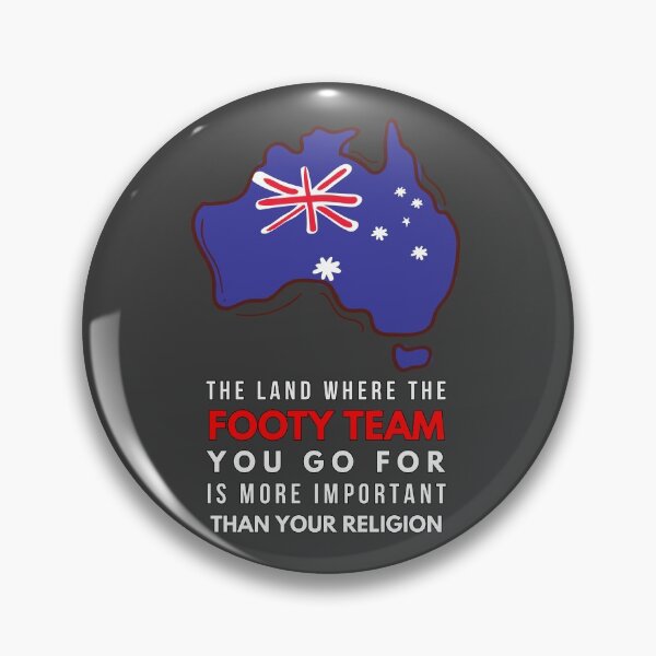 Item preview, Footy Team is important than religion designed and sold by rence20.