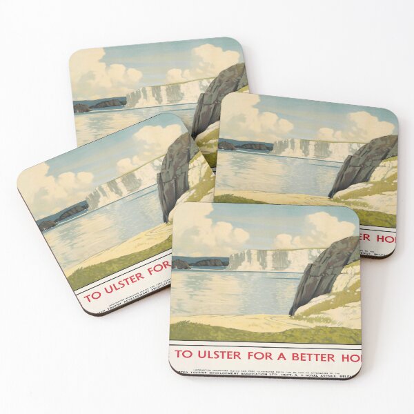 Item preview, Come to Ulster for a better holiday vintage travel poster designed and sold by stickart-marek.