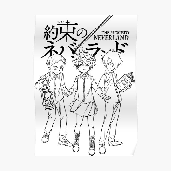 Anime Coloring Pages The Promised Neverland - Coloring and Drawing