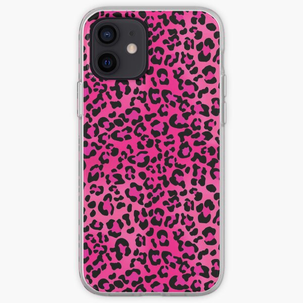 Hot Pink Leopard Animal Print iPhone Soft Case