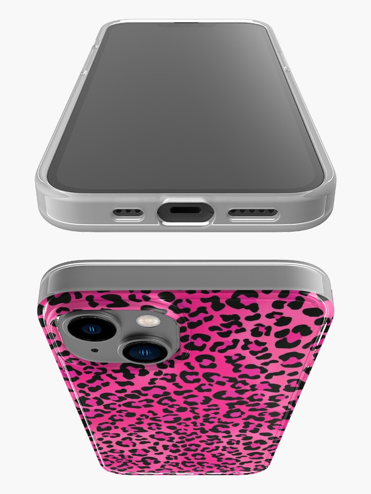 Hot Pink Leopard Animal Print iPhone Case for Sale by WildHoneyDesign