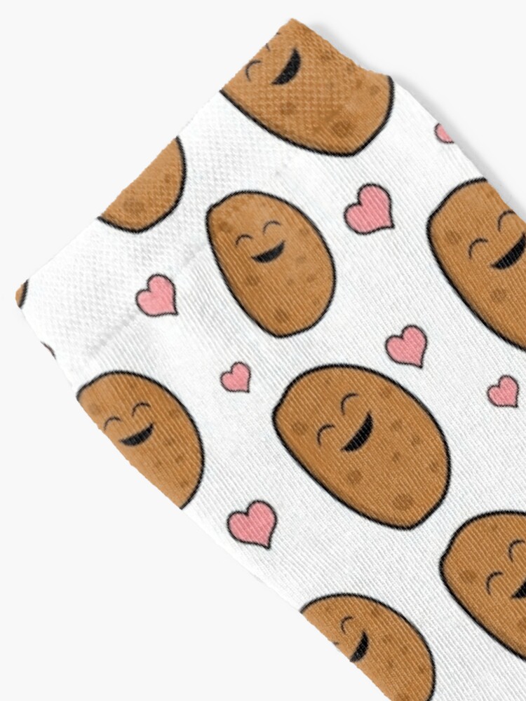 Disover Potatoes And Hearts - Funny Potato Gift Socks