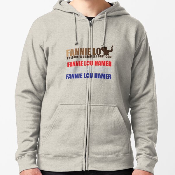 The Fannie Lou Hamer Story, Red, White & Blue Zipped Hoodie