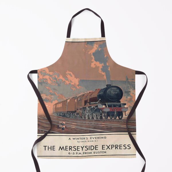 Artikelvorschau, Merseyside Express vintage travel poster entworfen und verkauft von stickart-marek.