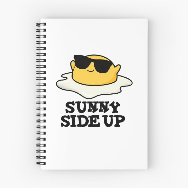 Item preview, Sunny Side Up Funny Fried Egg Puns  designed and sold by punnybone.