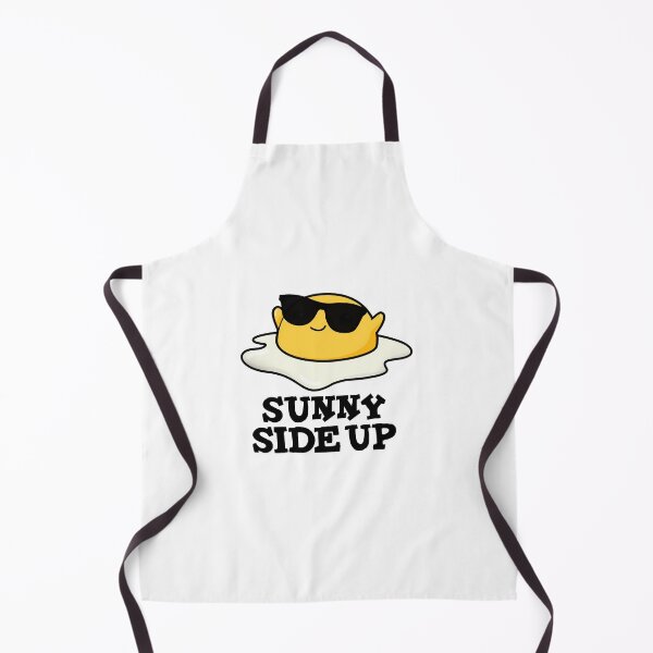 Item preview, Sunny Side Up Funny Fried Egg Puns designed and sold by punnybone.