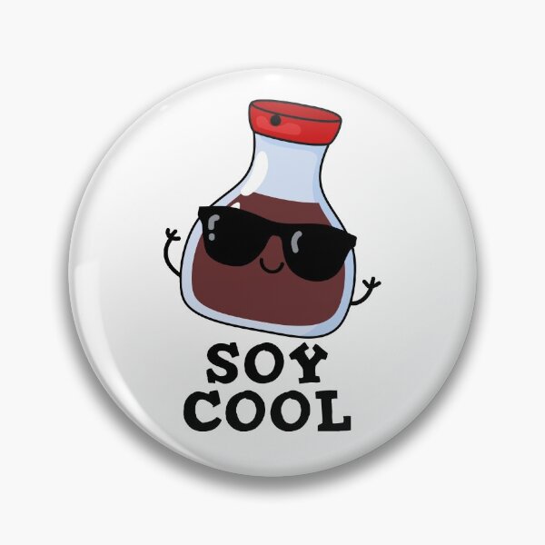 Item preview, Soy Cool Funny Soy Sauce Puns  designed and sold by punnybone.