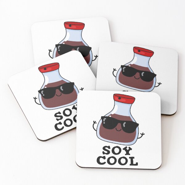 Item preview, Soy Cool Funny Soy Sauce Puns  designed and sold by punnybone.
