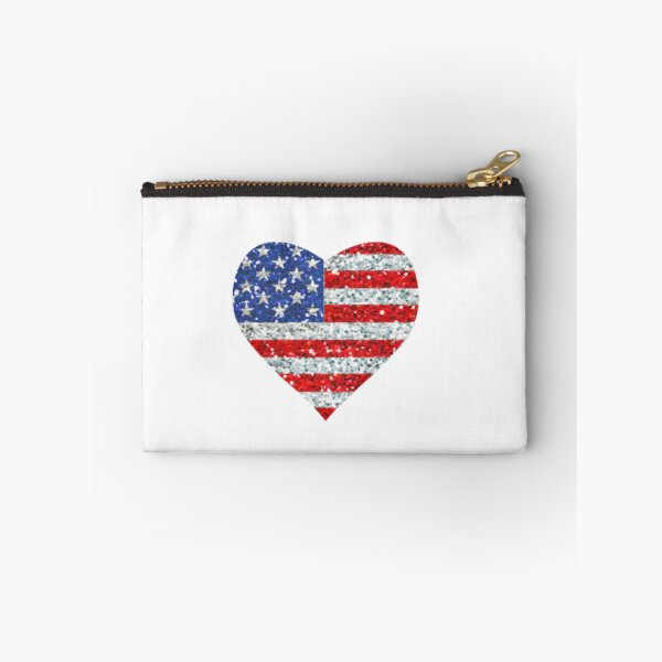 Item preview, 4th of July heart shaped sticker designed and sold by Savannahb2020.