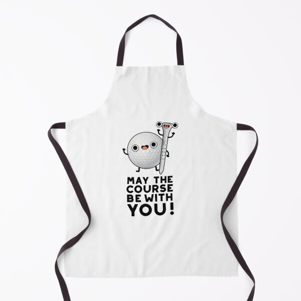 Item preview, May The Course Be With You Funny Golf Puns designed and sold by punnybone.