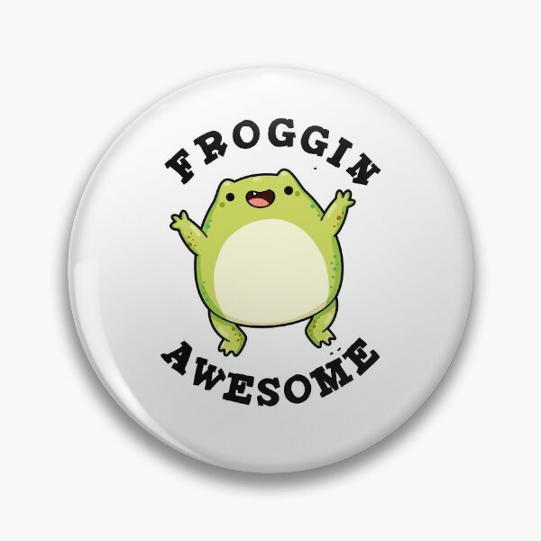 Item preview, Froggin Awesome Funny Frog Puns  designed and sold by punnybone.