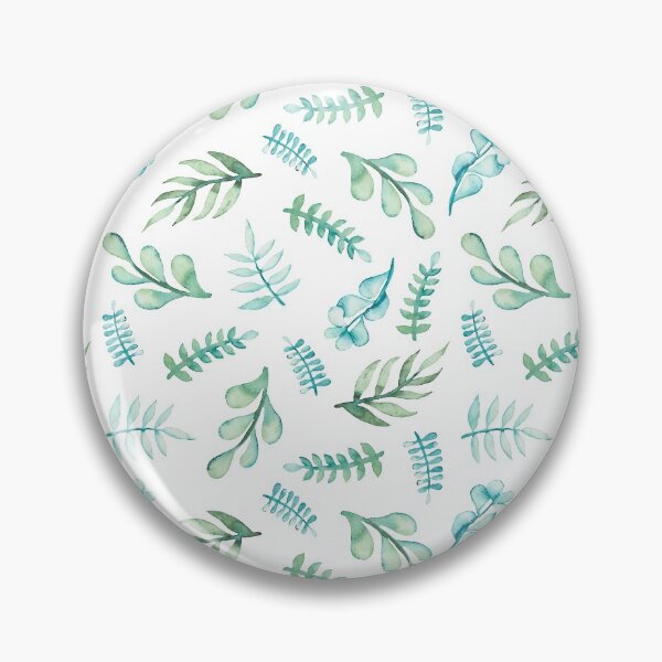 Item preview, Green peonie leaves pattern designed and sold by masterbones.
